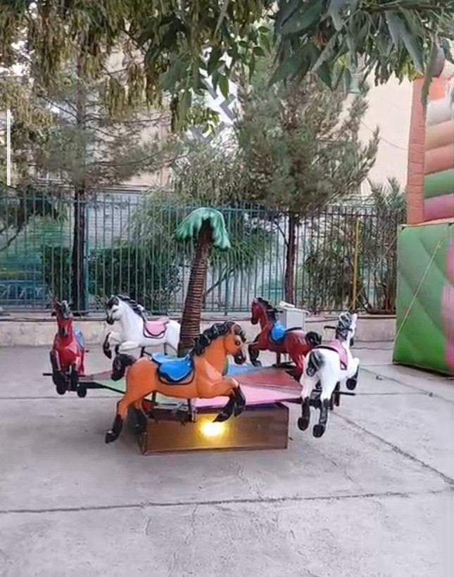 کفگرد اسب گردان برقی